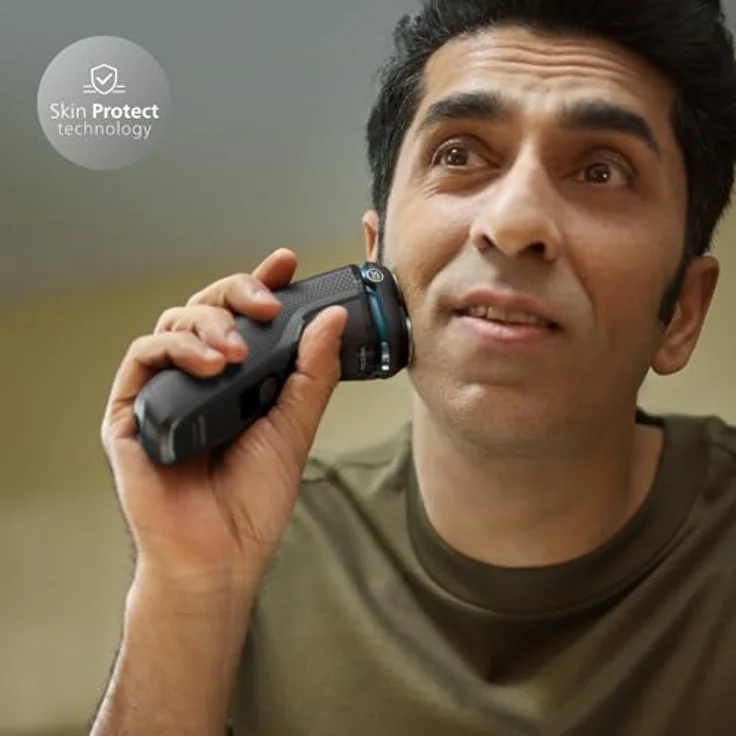 Philips Shaver Series 3000 Elektrorasierer für Männer mit SkinProtect-Technologie, Anthrazit, kabellos – Bild 2