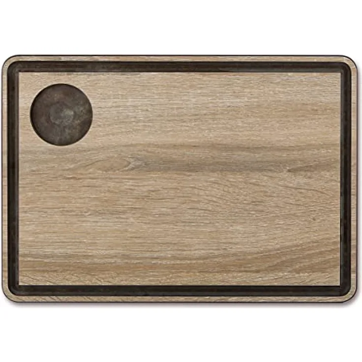 Arcos 709600 Tablas Servierbrett, Harz und Zellulose Fiber, Braun