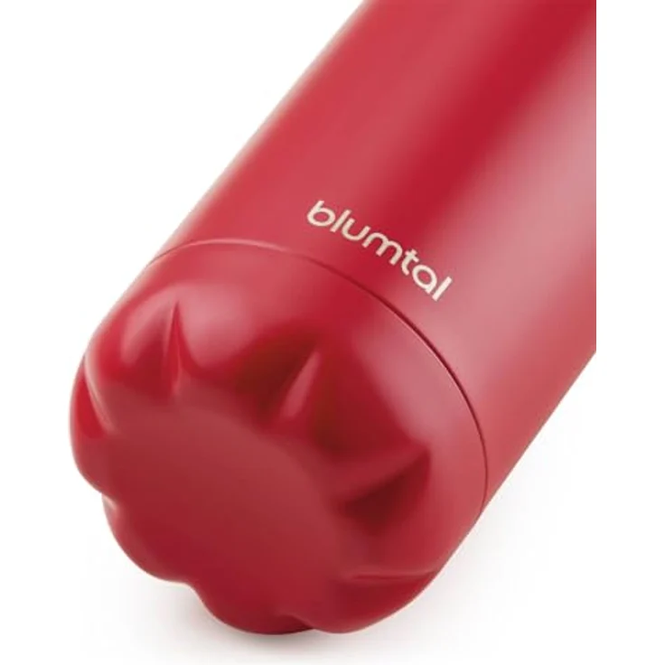 Blumtal® Trinkflasche Edelstahl Charles, Thermosflasche 500 ml, BPA-frei, doppelwandige Isolierung, auslaufsicher, rot – Bild 2