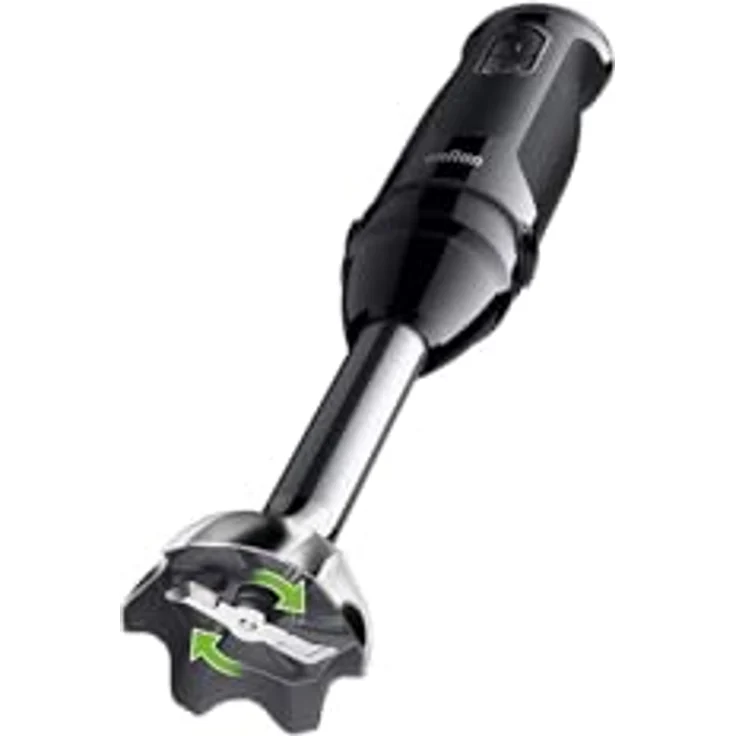 Braun MQ50051M MultiQuick 5 Stabmixer, 750W Motor, 2 Geschwindigkeiten, Edelstahl-Zubehör, schwarz – Bild 3