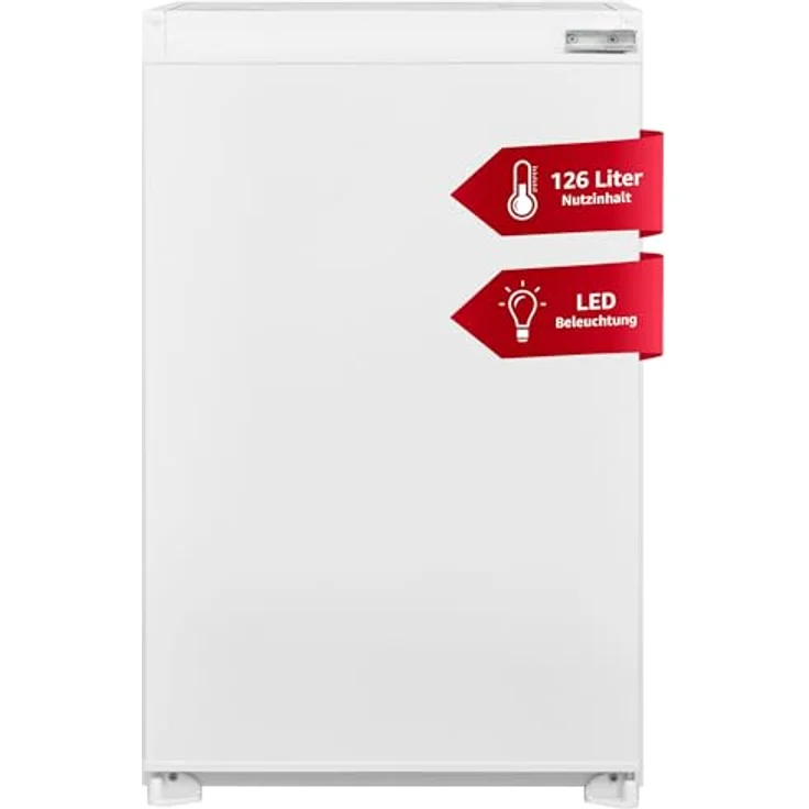 Vestel VEKS2136-1 Einbaukühlschrank ohne Gefrierfach | Nische/Höhe 88cm | 126 Liter | Vollraumkühlschrank | Weiß – Bild 1