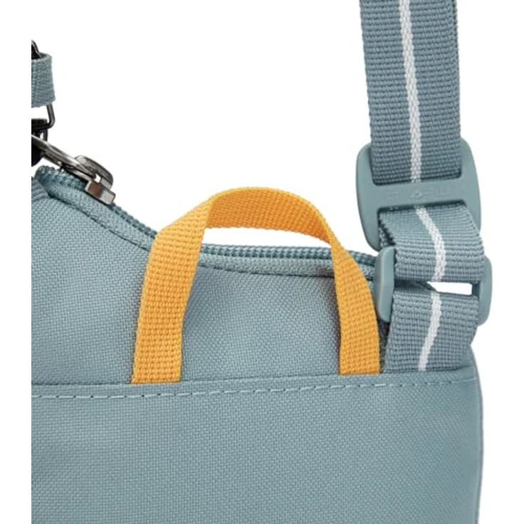 Pacsafe GO anti-theft Tech Mini Bag Umhängetasche RFID, 12 cm, blau, 100% Polyester – Bild 8