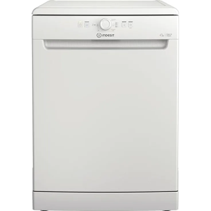 Indesit Geschirrspüler D-2-FHK-26, freistehend, 14 Maßgedecke, weiß, mit verstellbaren Füßen und Startverzögerung