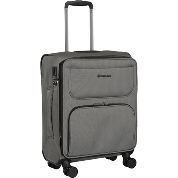 Stratic Bendigo Light + Trolley S Sand, Koffer mit Erweiterungsfunktion, Maße 39 x 55 x 24 cm – Bild 5