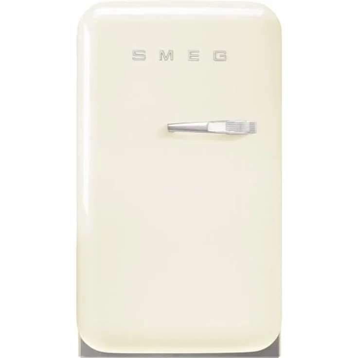 Smeg FAB5LCR6 Minibar Kühlschrank, Vintage, 34 l, statische Kälte, 2 verstellbare Einlegeböden, Flaschenhalter, LED-Beleuchtung, cremefarben, Höhe 72,5 cm – Bild 1