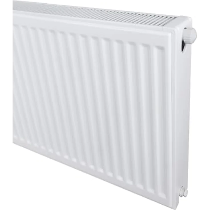 Belrad® Heizkörper Typ 22, Flachheizkörper weiß 40x140cm, hohe Wärmeleistung mit 6 Anschlüssen für flexible Montage – Bild 2