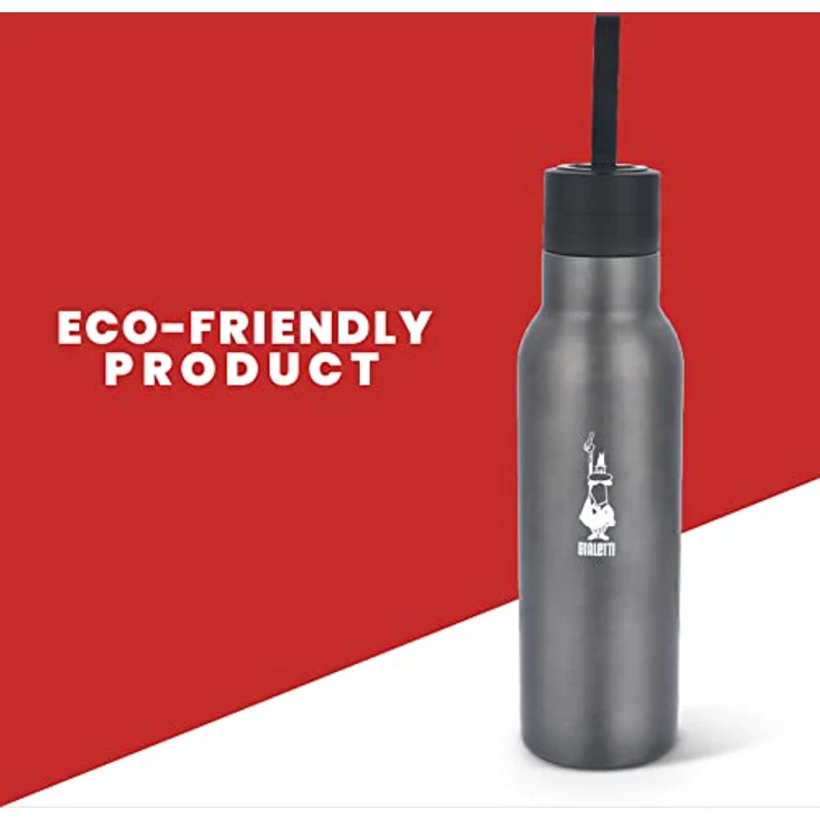 Bialetti Thermoflasche 750 ml dunkelgrau – Bild 5