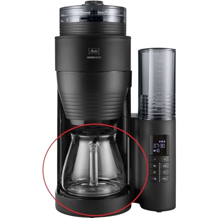 Melitta Ersatzglaskanne AromaFresh 1030-06, hochwertige Kanne für Aromafresh II Kaffeemaschine, Schwarz – Bild 2