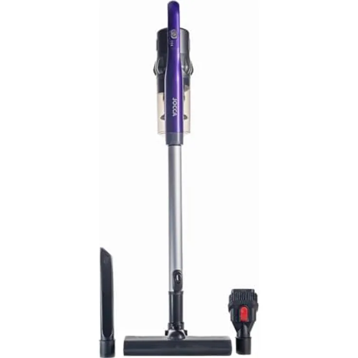 Jocca Akku-Staubsauger JOCCA JOC8435253579089, kabelloser Handstaubsauger mit 150 W Leistung, 2000 mAh Akku und HEPA-Filter, grau
