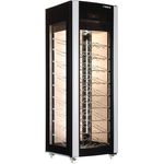SARO Weinkühlschrank Modell WK 81, 400 Liter Kapazität, elegante Glasfront mit LED-Beleuchtung und Inverter-Kompressor