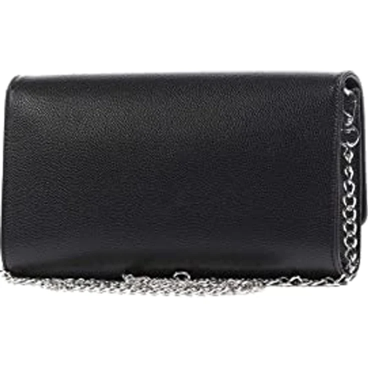Valentino Divina Clutch Tasche, schwarz, 100% Kunstleder, 26 cm x 7 cm x 15 cm – Bild 5