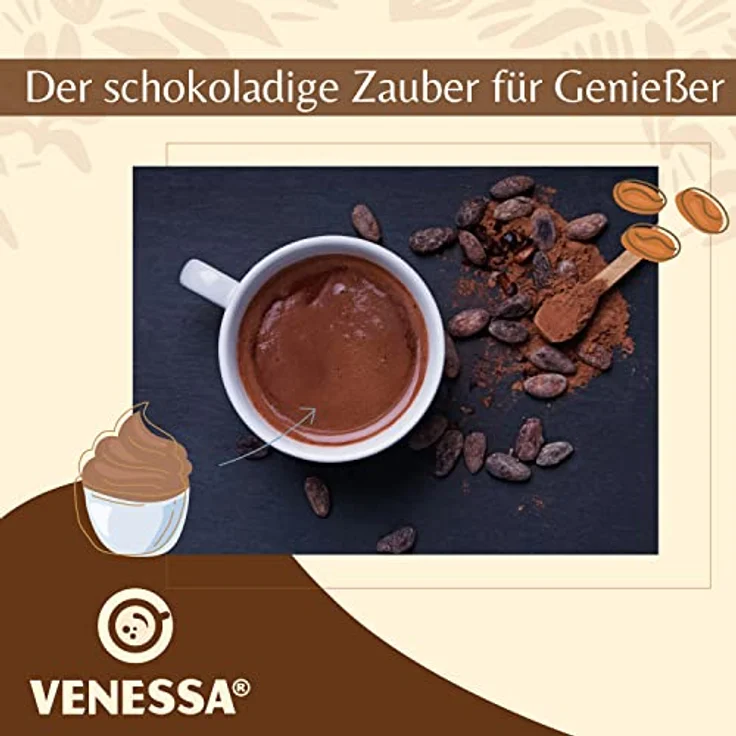 Venessa VDC 24 Trinkschokolade - 1kg – Bild 5