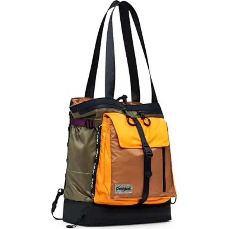 Desigual Auraventure Explorer Rucksack 30 cm, grün, 100% Polyamid, 29.5 cm x 16 cm x 30 cm