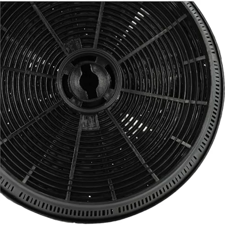 vhbw 2x Aktivkohlefilter Ersatz für IGNIS 484000008780 für Dunstabzugshaube, rund, schwarz, einfacher Einbau und Wechsel – Bild 5