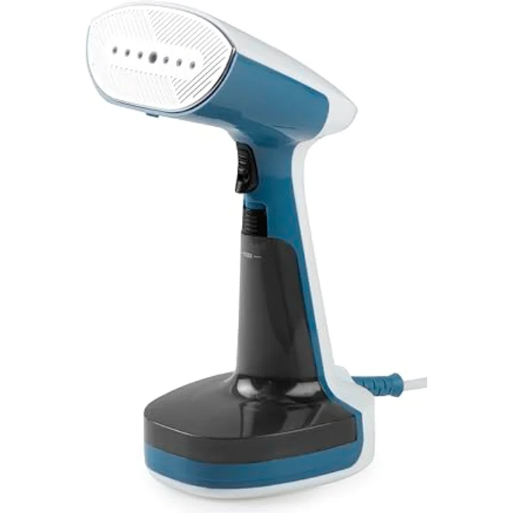 DOMO DO1154S, Dampfglätter für Kleidung mit 1650 W, 220 ml Wassertank, konstante Dampfleistung und schneller Einsatz in Blau – Bild 1