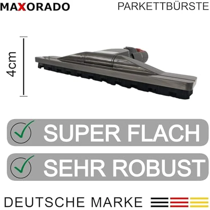 Maxorado Parkettdüse Hartbodendüse für BigBall Parkettbürste Bodendüse kompatibel mit Dyson Staubsauger BIG BALL 96742201 967422-01 CY22 CY23 CY26 CY28 – Bild 2