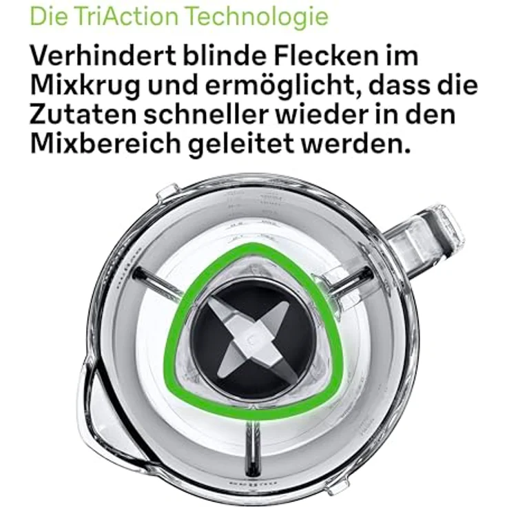 Braun JB 1050 WH Standmixer, 600 Watt, 1,25 Liter, Puls-Funktion, Eis-Crusher, 2 Geschwindigkeiten, weiß – Bild 5
