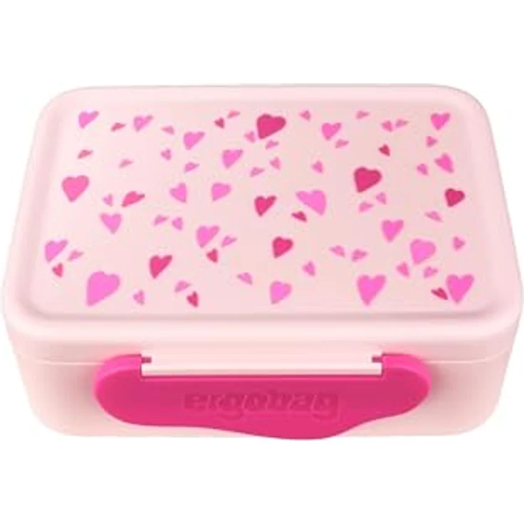 ergobag Lunchbox Brotdose Tritan mit Trennfach für Obst und Gemüse, 1-tlg., BPA-frei, robust, spülmaschinenfest – Bild 1