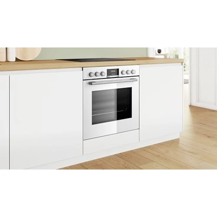 Bosch HND411LW63, Einbau-Herdset mit 3D-Heißluft, 71 l Garraum, versenkbaren Knebeln, Schwarz – Bild 10