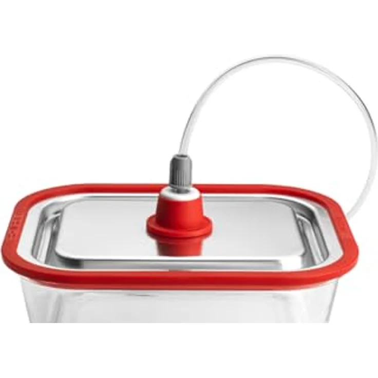 Magic vac Free-Backform aus Borosilikatglas, Stahl und Silikon, kompatibel mit Vakuumiergeräten – Bild 3
