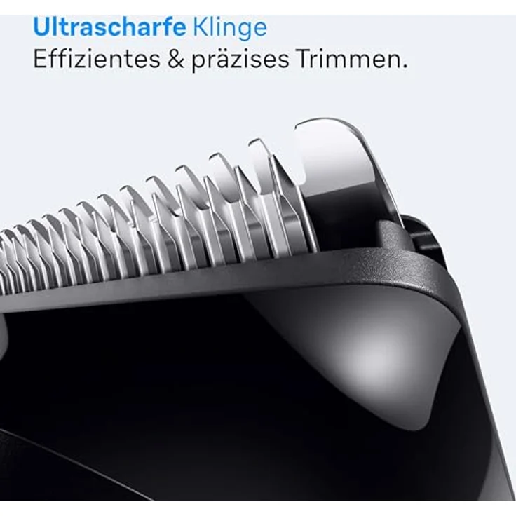 Braun All-in-One Series 3 Trimmer AIO3545, 8-in-1 Set mit ultrascharfer Klinge, 14 Längeneinstellungen, 50 Min Akkulaufzeit, Schwarz – Bild 4