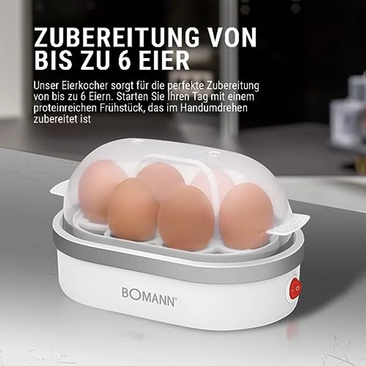 Bomann EK 5022 CB weiss Eierkocher – Bild 2