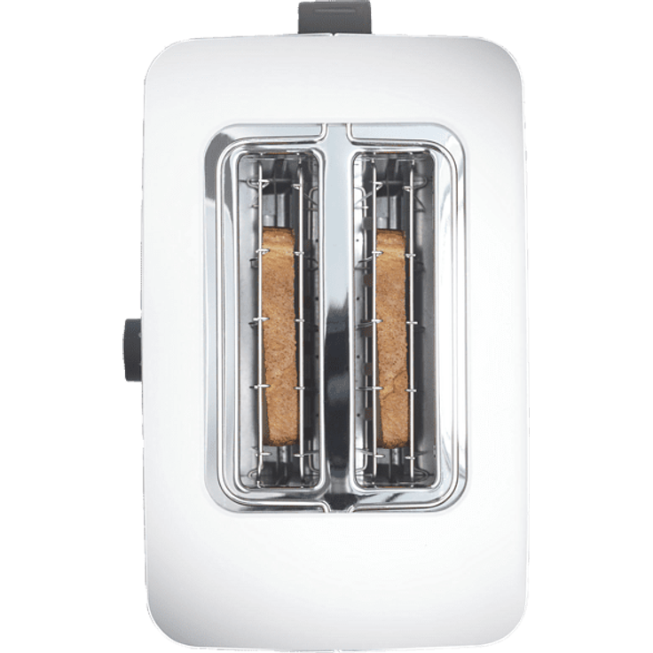 Graef TO 61 2-Schlitz-Toaster, 1000 Watt, 6 Bräunungsstufen, Kunststoff, Edelstahl, weiß – Bild 5
