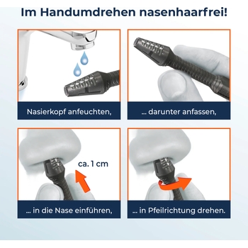 SilkslidePro Men’s Grooming Set – Nasenhaartrimmer, Nagelpflege & Ohrhaar-Rasierer In Premium-Qualität