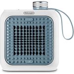 DeLonghi Capsule Desk, Heizlüfter, HFX 10B03.LB, weiß, hellblau, Heizlüfter