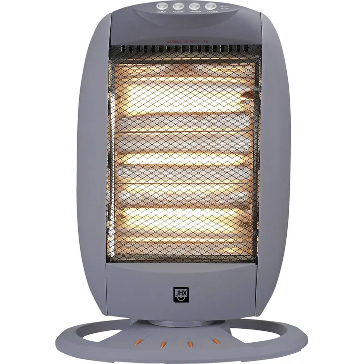 SHX SHX24HS1200 Halogenheizer 30m² Silber, Schwarz, Heizstrahler