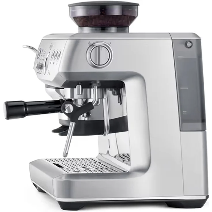 Sage SES876 BSS the Barista Express Impress Siebträgermaschine mit Mahlwerk 15 bar, PID-Temperaturregelung, gebürstetes Edelstahlgrau – Bild 3