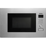 Winia WKOBW20SEN Mikrowelle mit Grill, Einbaugerät, 20 L Garraum, 800W, LED-Display, Drehregler, Tasten, silber