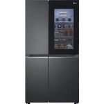 LG GSQV90MCAE Side-by-Side-Kühlschrank, freistehend, matt black, Smart Connectivity, Door-in-Door, Breite 91.3 cm, Energieklasse E - Preisvergleich