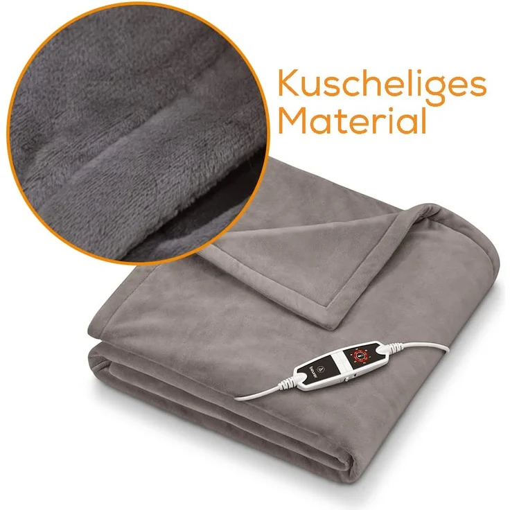 Beurer XXL Wärmezudecke HD 150 Cosy Taupe – Bild 2