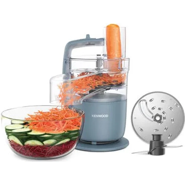 Kenwood Multipro Go FDP22.130GY Universalzerkleinerer, 650 Watt, Pulse, 2 Geschwindigkeitsstufen, Kunststoff, blau – Bild 1
