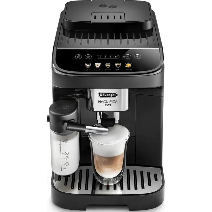 De'Longhi ECAM290.61.B Magnifica Evo Milk Kaffeevollautomat, mit Milchbehälter, schwarz – Bild 1