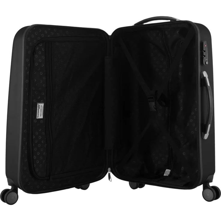 Hauptstadtkoffer Wedding Handgepäck Hartschalen Koffer Trolley Rollkoffer Reisekoffer, TSA, 55 cm, 42 Liter Schwarz – Bild 5