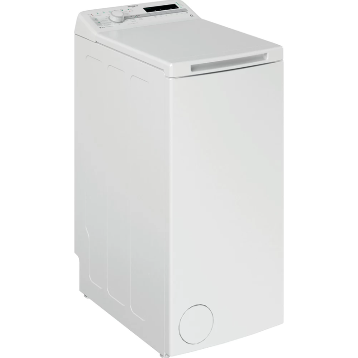 Whirlpool TDLR 6040S EU/N, Toplader-Waschmaschine, C, Fassungsvermögen 6 kg, Standgerät, Breite 40 cm, weiß