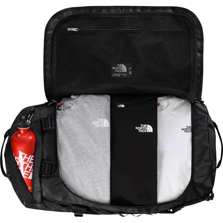 The North Face Reisetasche Rucksack L Base Camp Duffel TNF, schwarz TNF White – Bild 3