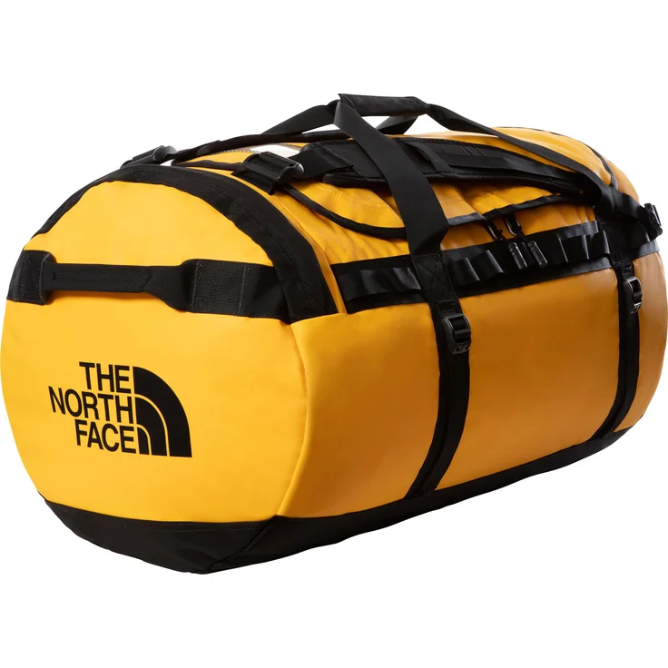 The North Face Reisetasche Rucksack L Base Camp Duffel Summit Gold TNF, schwarz – Bild 1