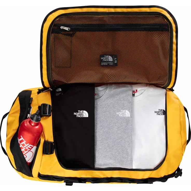 The North Face Reisetasche Rucksack L Base Camp Duffel Summit Gold TNF, schwarz – Bild 3