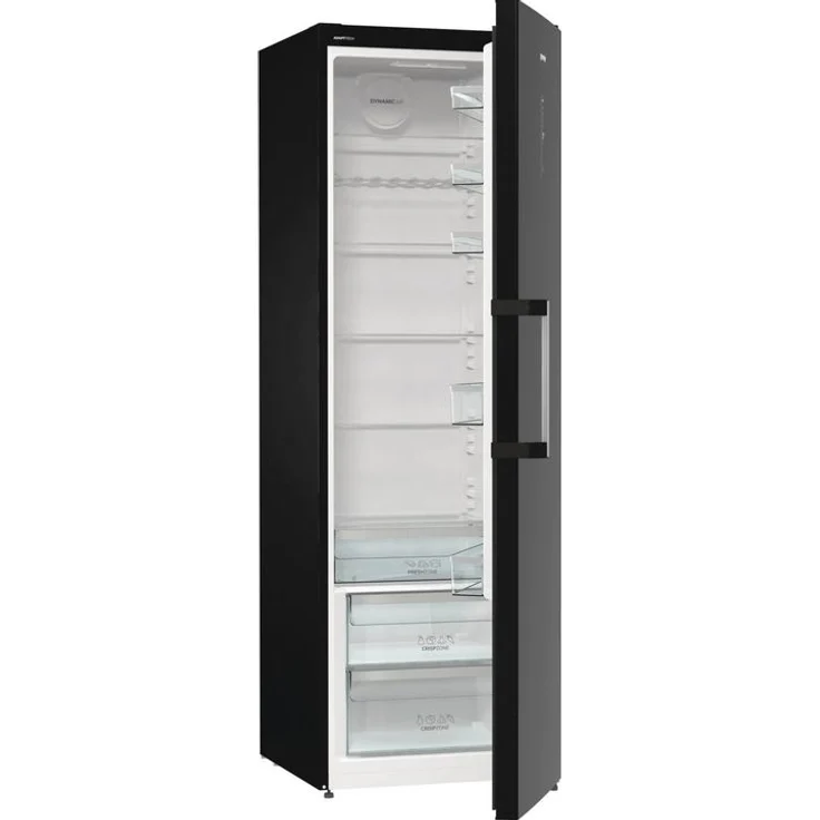 Gorenje R 619 DABK 6 Kühlschrank, freistehend, schwarz, Schnellkühlen, Abtauautomatik, Breite 59.5 cm, Energieklasse D – Bild 3