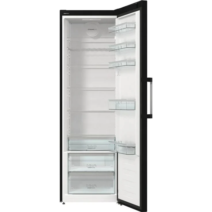 Gorenje R 619 DABK 6 Kühlschrank, freistehend, schwarz, Schnellkühlen, Abtauautomatik, Breite 59.5 cm, Energieklasse D – Bild 2