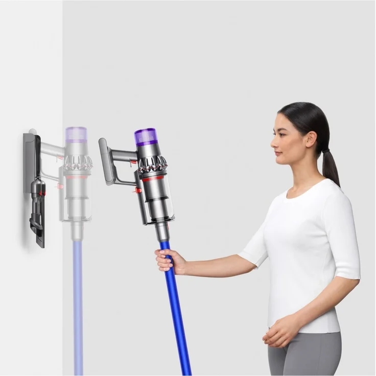 Dyson V11 Absolute Handstaubsauger (2022), 60 min Akkubetrieb, Akkuwechsel-Option, Nachmotorfilter, 419650-01, blau nickel – Bild 4