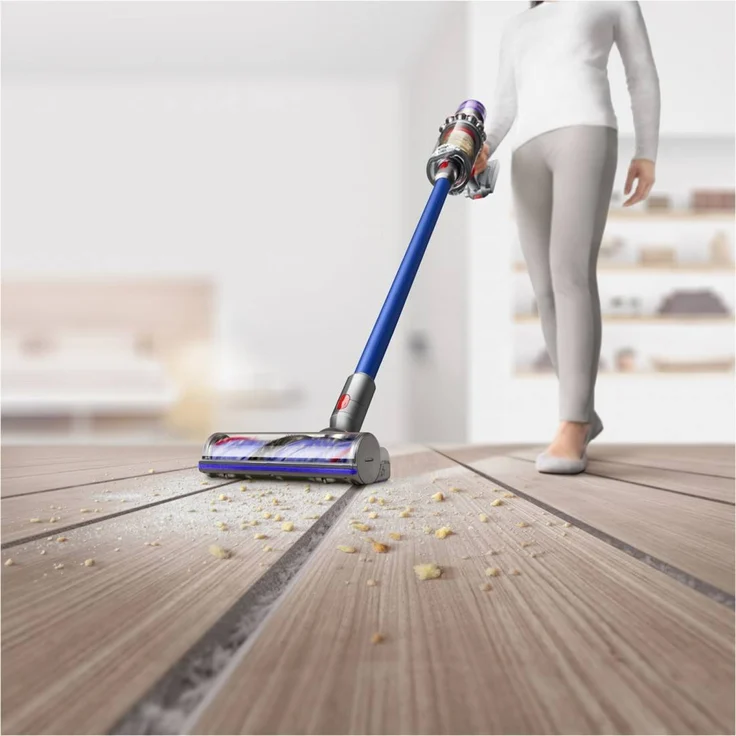Dyson V11 Absolute Handstaubsauger (2022), 60 min Akkubetrieb, Akkuwechsel-Option, Nachmotorfilter, 419650-01, blau nickel – Bild 7