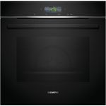 Siemens HB772G1B1 Einbaubackofen, Einbaugerät, Energieeffizienzklasse A+, Garraum 71 l, Breite 59,4 cm, groß (ab 65 l), TFT-Full-Touchdisplay, Sprachsteuerung, activeClean, schwarz