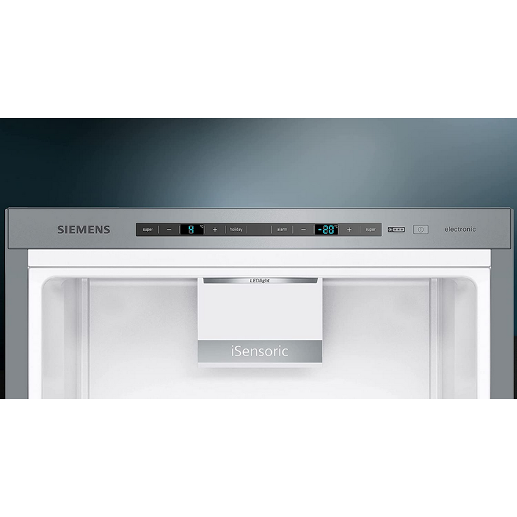 Siemens KG39E8IBA Kühl-Gefrierkombination, freistehend, edelstahl, LowFrost, 0-Grad-Zone, Schnellkühlen und -gefrieren, Urlaubsschaltung, LED, Breite 60 cm, Energieklasse B – Bild 3