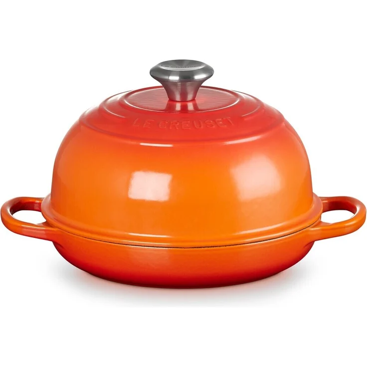 Le Creuset Signature Brot Bräter aus Gusseisen, 24cm, ofenrot – Bild 1