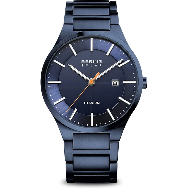 Bering 15239-797 Titanium Solar 39mm 10ATM