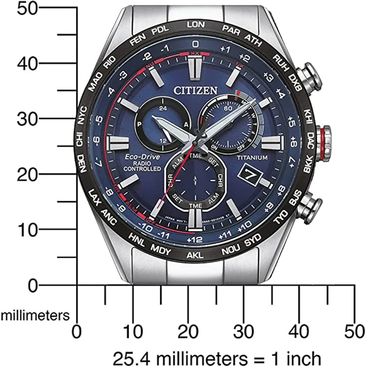 Citizen CB5945-85L Eco-Drive Super-Titanium 43mm 10ATM – Bild 3